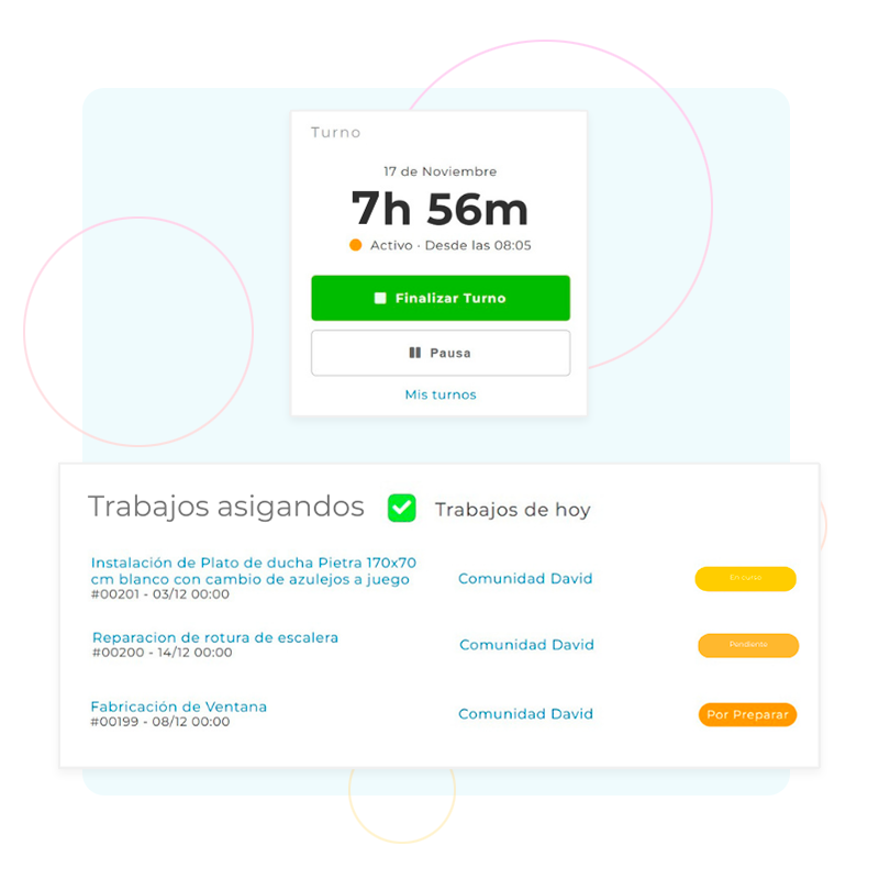 Control horario siempre accesible