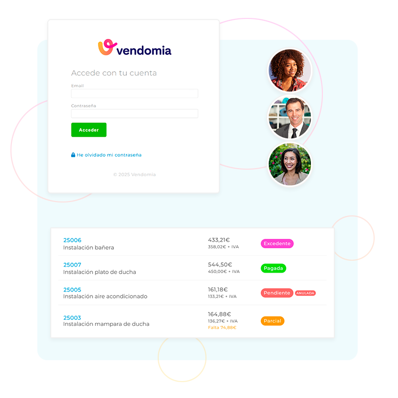 Panel de cliente